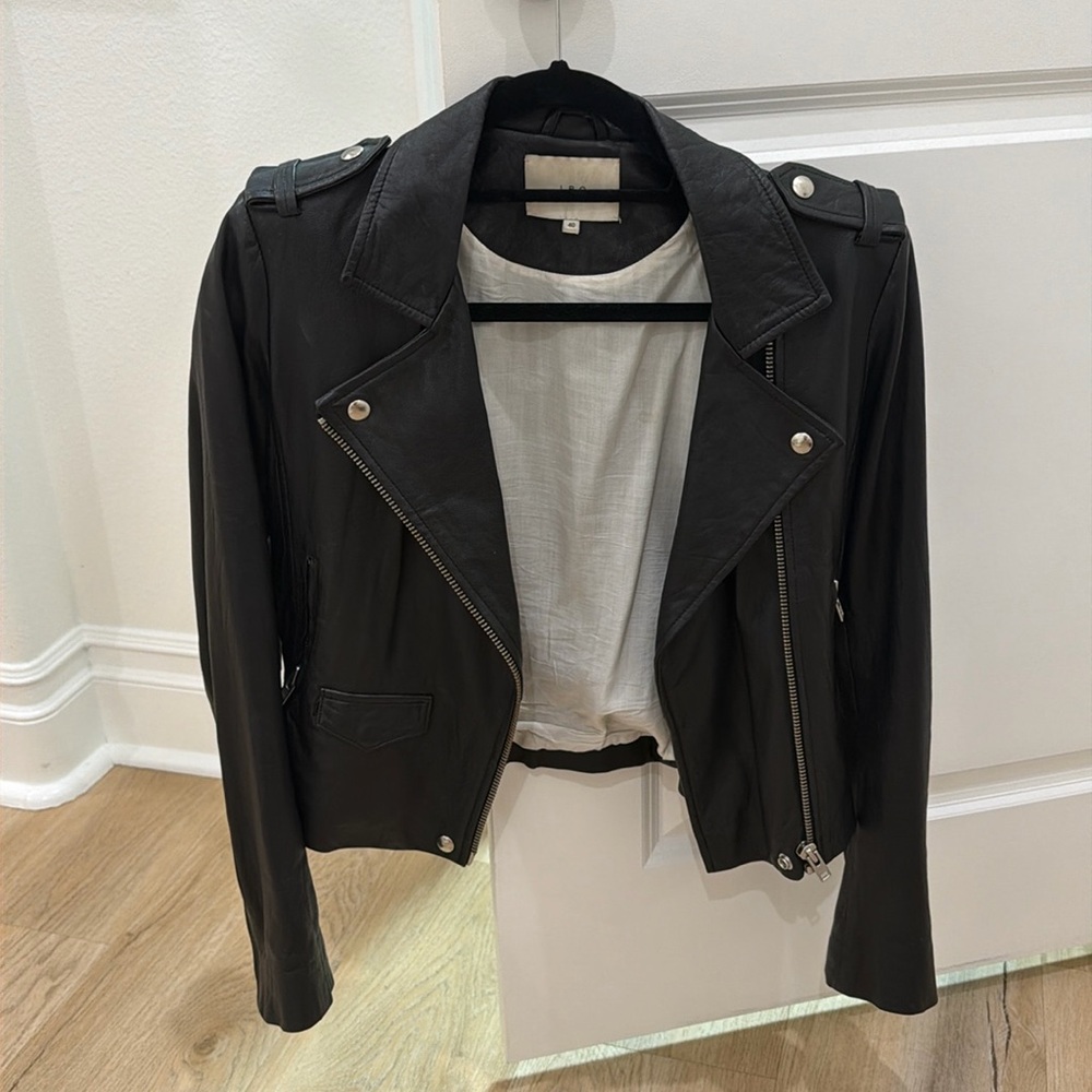 IRO Leather Moto Jacket